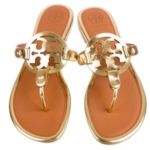 Tory Burch Miller Metallic Sandals